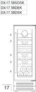 Винный шкаф Dunavox DAUF-17.58DBH фото 4 в Челябинске