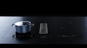Варочная панель с вытяжкой Kuppersbusch KMI 8590.0 SR Stainless Steel фото 2 в Челябинске