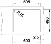 Мойка BLANCO PLEON 6 Split Silgranit черный фото 4 в Челябинске