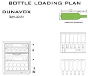 Винный шкаф Dunavox DAV-32.81DW.TO фото 4 в Челябинске