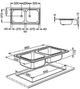 Мойка Smeg LX862-2 фото 2 в Челябинске