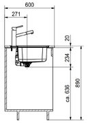 Мойка Franke BCX 610-42 TL сталь фото 4 в Челябинске