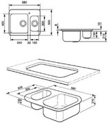 Мойка Smeg SRO3416 фото 3 в Челябинске