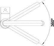 Смеситель Blanco MIDA 526649 Silgranit матовый черный фото 4 в Челябинске