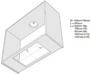 Встраиваемая вытяжка Pando EVO/580.11 INOX V.850 SEC фото 4 в Челябинске