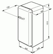 Холодильник Smeg FAB10HRIT фото 3 в Челябинске