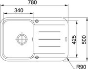 Мойка Franke PBG 611-78 оникс фото 2 в Челябинске