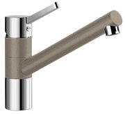 Смеситель Blanco Tivo chrome/Silgranit серый беж фото в Челябинске