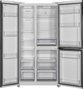 Холодильник Hyundai CS6073FV белое стекло фото 3 в Челябинске