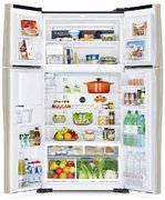 Холодильник Hitachi R-W722FPU1X GBK черное стекло фото 2 в Челябинске