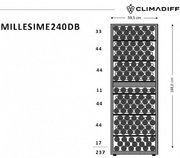 Винный шкаф CLIMADIFF MILLESIME240DB фото 2 в Челябинске
