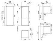 Холодильник Smeg FA3905RX5 фото 3 в Челябинске