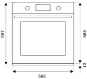 Духовой шкаф Bertazzoni F6011PROPLN/23 фото 4 в Челябинске