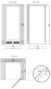 Винный шкаф Dunavox DX-70.258B фото 4 в Челябинске