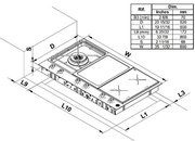 Газо-электрическая панель Bertazzoni PM36 1 IG X фото 4 в Челябинске