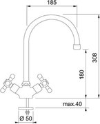 Смеситель Franke Ambra Alto фото 2 в Челябинске