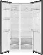 Отдельностоящий холодильник с инвертором и подачей воды Weissgauff WSBS 590 Inverter NoFrost Water Dispenser Grey фото 2 в Челябинске