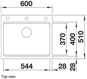 Мойка BLANCO ETAGON 6 Silgranit темная скала фото 4 в Челябинске