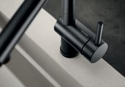 Смеситель Blanco LINUS-S 525807 Silgranit матовый черный фото 3 в Челябинске