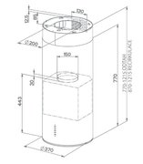 Вытяжка Faber CYLINDRA ISOLA GLOSS  EG10 W A37 фото 2 в Челябинске