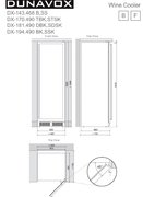 Винный шкаф Dunavox DX-143.468B фото 4 в Челябинске