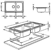 Мойка Smeg LG862 фото 2 в Челябинске
