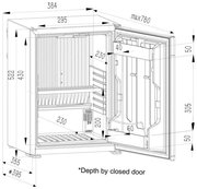 Минибар Dometic RH 430 NTE фото 4 в Челябинске
