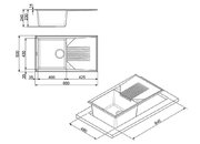 Мойка Smeg LSEQ861A фото 2 в Челябинске