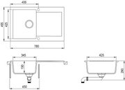 Мойка Teka Clivo 45 B-TQ Topaz 40148002 фото 3 в Челябинске