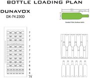 Винный шкаф Dunavox DX-74.230DW фото 4 в Челябинске
