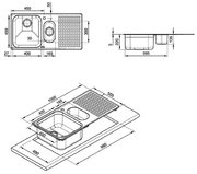 Мойка Smeg LTS102S-2 фото 3 в Челябинске