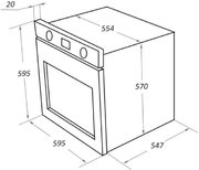 Духовой шкаф Maunfeld EOEH.7611W фото 2 в Челябинске