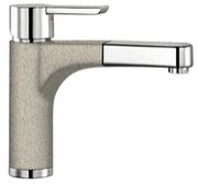 Смеситель Blanco Pylos-S chrome/Silgranit песочный фото в Челябинске