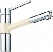 Смеситель Franke Landy 350 выдвижной шланг хром/ваниль