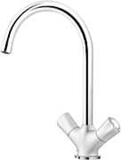 Смеситель Blanco Amona chrome/silgranit белый фото в Челябинске