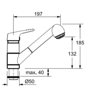 Смеситель Franke 470-1 хром фото 3 в Челябинске