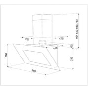 Вытяжка Teka DVT 90 HP WHITE фото 2 в Челябинске