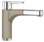 Смеситель Blanco Pylos-S chrome/Silgranit серый беж фото в Челябинске