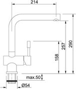 Смеситель Franke Atlas нержавеющая сталь фото 2 в Челябинске