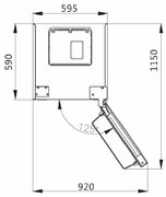 Холодильник Korting KNFC 62029 X фото 3 в Челябинске