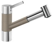 Смеситель Blanco Tivo-S chrome/Silgranit серый беж фото в Челябинске