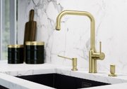 Дозатор для жидкого мыла Blanco LIVIA 526698 сатиновое золото фото 2 в Челябинске