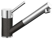 Смеситель Blanco Antas-S chrome/Silgranit антрацит фото в Челябинске