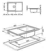 Мойка Smeg LGM861S фото 2 в Челябинске