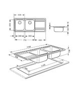 Мойка Smeg LE116D фото 2 в Челябинске
