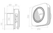 Воздухоочиститель Elica SNAP Wi-Fi WHITE фото 2 в Челябинске