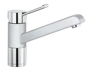 Смеситель Blanco Zenos chrome/Silgranit белый фото в Челябинске