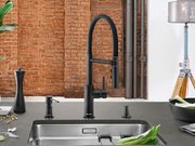 Дозатор для жидкого мыла Blanco Lato 525789 черный матовый фото 4 в Челябинске