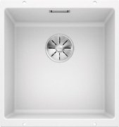 Мойка Blanco SUBLINE 400-U SILGRANIT отводная арматура InFino® белый фото в Челябинске