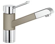 Смеситель Blanco Zenos-S chrome/Silgranit серый беж фото в Челябинске